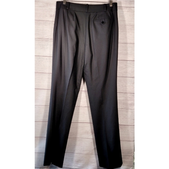 Ellen Tracy Womens Tropical Wool Pants Flat Front Size 8 Pockets Careerwear - Picture 4 of 10